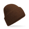 Winter hat - MOD. B385R:Walnut, 100% polyester (Ash, Granite, Cloud Grey, One Size